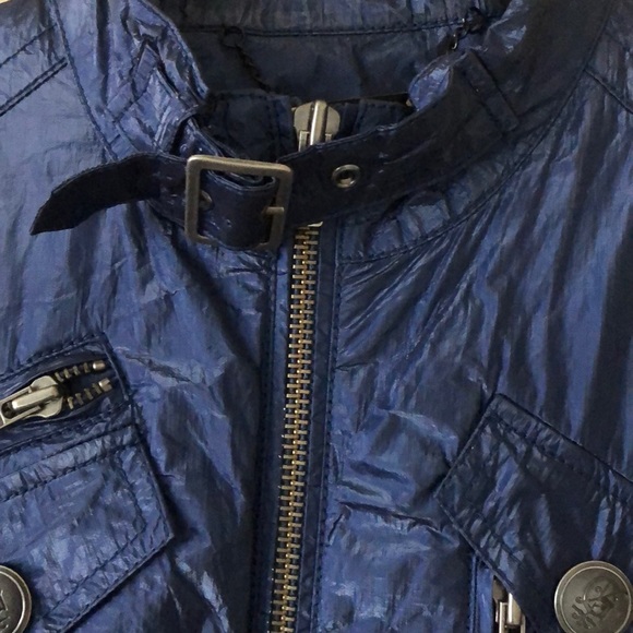 Giacomo the jacket metallic blue jacket - Picture 5 of 5